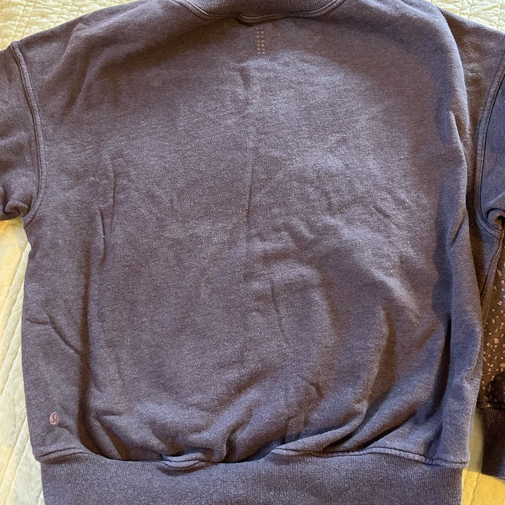 Lululemon To The Beat SoulCity Purple Crewneck Sweatshirt size 6 - Picture 8 of 13